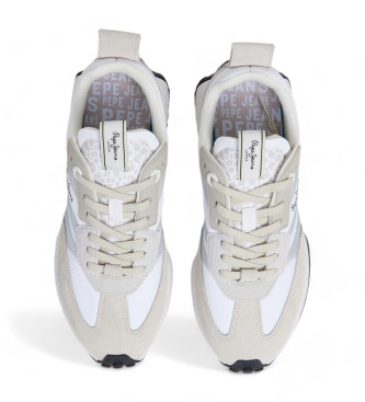 Pepe Jeans Lucky Top Leather Sneakers branco