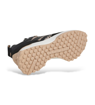 Pepe Jeans Luclky Fenix Leren Sneakers zwart