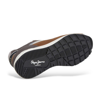 Pepe Jeans Leder Turnschuhe Marlon Sports grau
