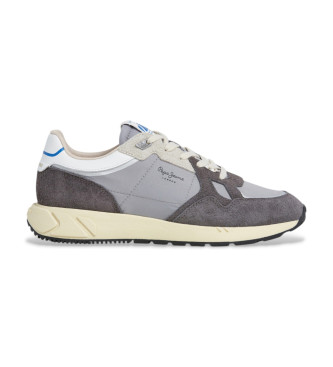 Pepe Jeans Marlon Vibe Leder Turnschuhe grau