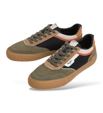 Pepe Jeans Nolan Essence sneakers i ruskind, grøn