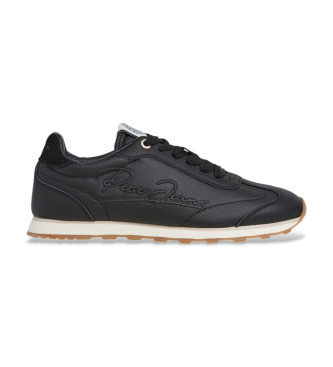 Pepe Jeans Onde Dress Leather Sneakers preto