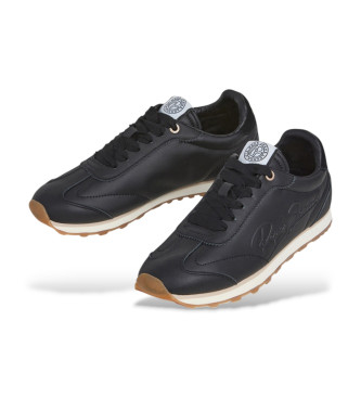 Pepe Jeans Onde Dress Leather Sneakers preto