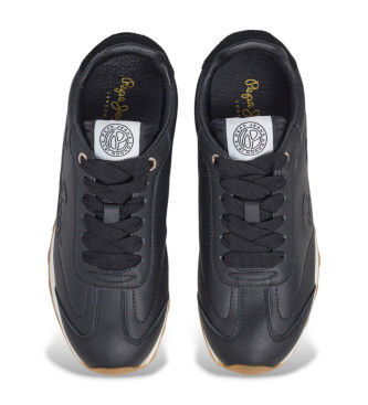 Pepe Jeans Onde Dress Leather Sneakers preto