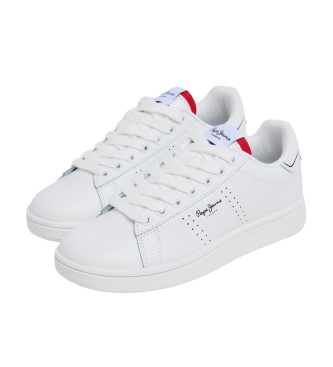 Pepe Jeans Player Basic Leather Sneakers white