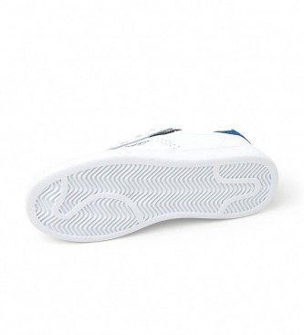 Pepe Jeans Tnis de couro branco bsico do jogador