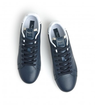 Pepe Jeans Sneaker Player Basic M in pelle blu