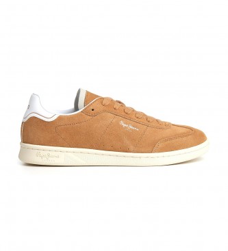 Pepe Jeans Zapatillas de Piel Player Bevis M marrn