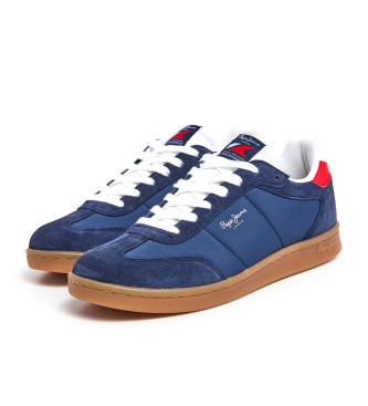 Pepe Jeans Player Combi Leather Sneakers blue