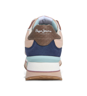 Pepe Jeans Rusper Combi Leder Turnschuhe braun