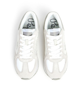 Pepe Jeans Rusper Gala Sneakers i lder hvid