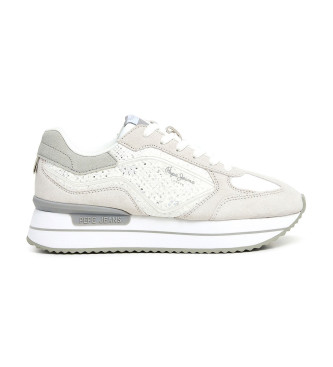 Pepe Jeans Rusper Gala Leather Sneakers white