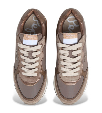 Pepe Jeans Rusper Glam Leder Turnschuhe braun