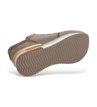 Pepe Jeans Rusper Glam Leder Turnschuhe braun