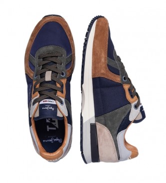 Pepe Jeans Tinker Pro multicolor leather sneakers 