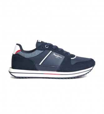 Pepe Jeans Leather Sneakers Tour Basic navy