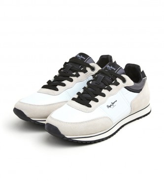 Pepe Jeans Sneaker Tour Classic 22 in pelle bianca