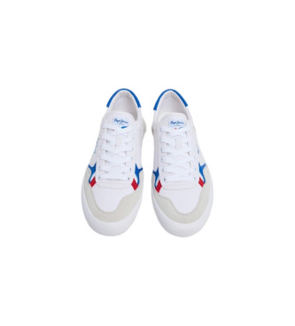 Pepe Jeans Travis Brit Leather Sneakers white