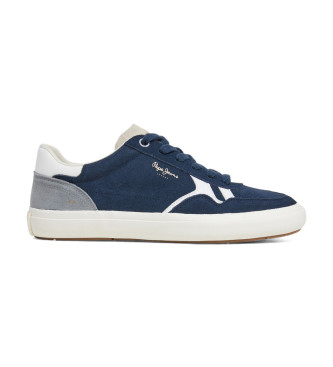 Pepe Jeans Travis Free Leather Sneakers navy