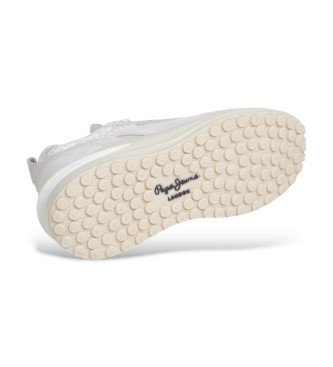 Pepe Jeans Winslow - Baskets en cuir beige