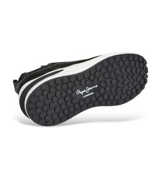 Pepe Jeans Skórzane sneakersy Winslow czarne
