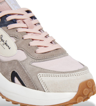 Pepe Jeans Zapatillas de Piel Winslow rosa