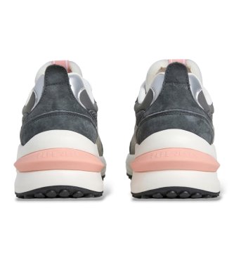 Pepe Jeans Winslow Soft gray leather sneakers