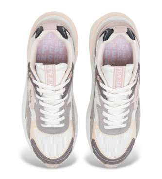 Pepe Jeans Baskets en cuir lilas Winslow Sweet