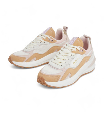 Pepe Jeans Scarpe da ginnastica Winslow Urban in pelle beige