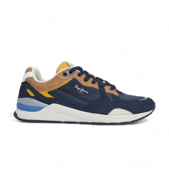 Pepe Jeans X20 Rise Leren Sneakers marine