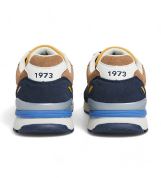 Pepe Jeans X20 Rise Leren Sneakers marine