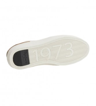 Pepe Jeans Yogi Street Leather Sneakers branco, castanho