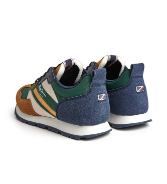 Pepe Jeans Scarpe da ginnastica con stampa Foster verde