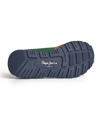 Pepe Jeans Foster Print groene sportschoenen