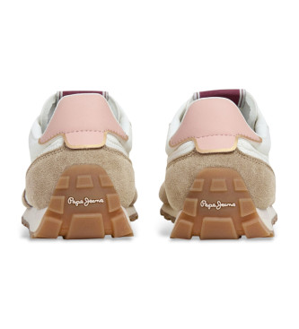 Pepe Jeans Sneakers Jane Subtle, bianche e beige