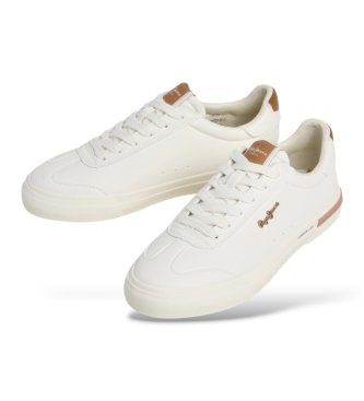 Pepe Jeans Kenton Essence off-white sneakers