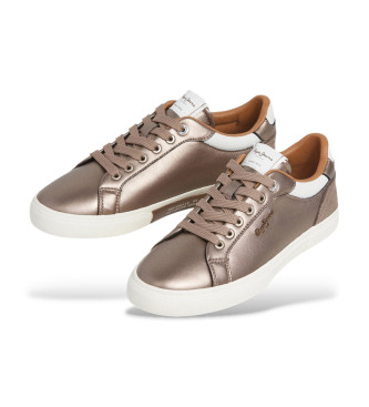 Pepe Jeans Sneakers Kenton Glam in bronzo