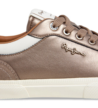 Pepe Jeans Sneakers Kenton Glam in bronzo