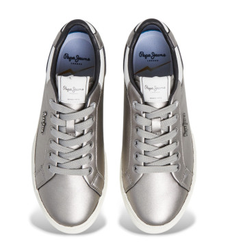 Pepe Jeans Sneakers Kenton Glam argento
