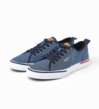 Pepe Jeans Trainers Kenton Smart 22 Chambray blauw