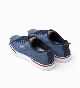 Pepe Jeans Turnschuhe Kenton Smart 22 Chambray blau