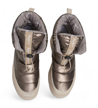 Pepe Jeans Botines Kore Metallic beige