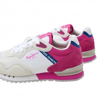 Pepe Jeans London Basic Sneakers branco, rosa