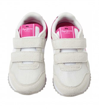 Pepe Jeans London Basic Sneakers white, pink