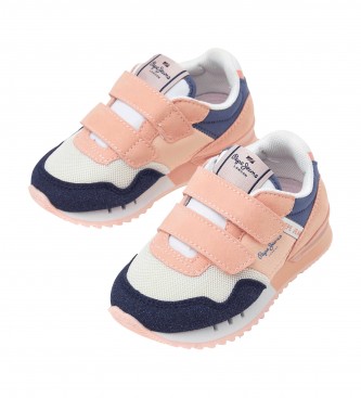 Pepe Jeans London Basic Sneakers rosa, blau