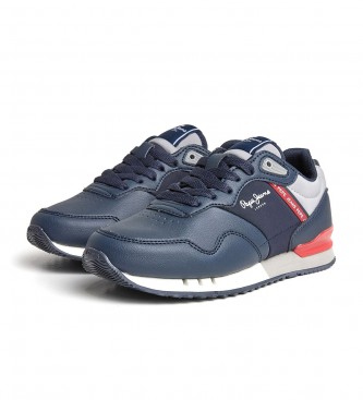 Pepe Jeans London Bright B navy trainers
