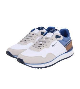 Pepe Jeans Londen Court Sneakers wit