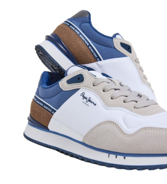 Pepe Jeans Londen Court Sneakers wit