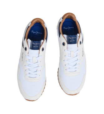 Pepe Jeans Londen Court Sneakers wit
