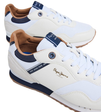 Pepe Jeans Londen Court Sneakers wit
